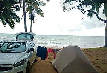 Camping Selvagem - Praia de Bitingui - Japaratinga