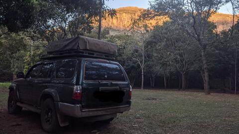 Camping cachoeira Fecho da Serra