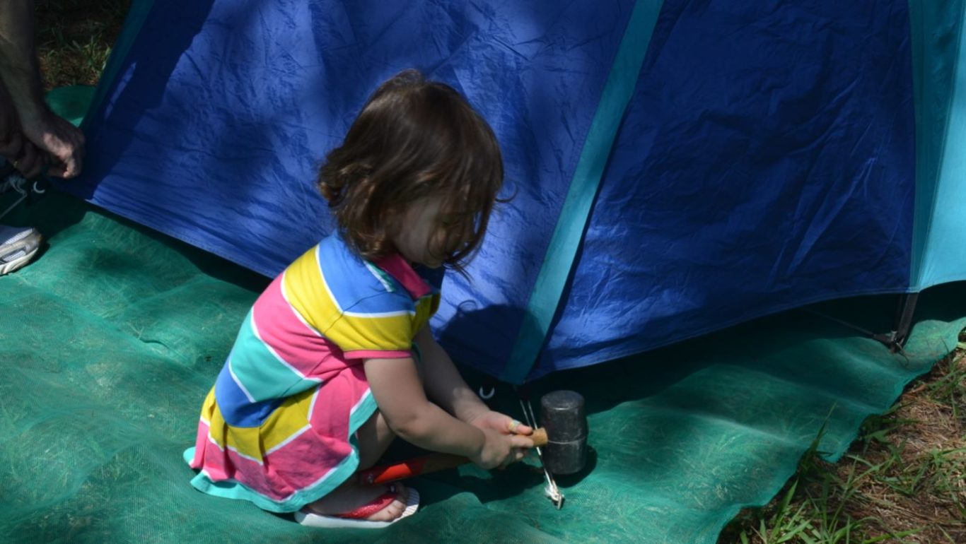 childhood at camping childhood at camping