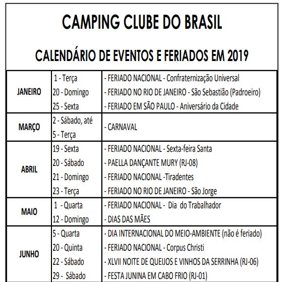 Edição de 01/2019 do Jornal “O Campista” do CCB- MaCamp