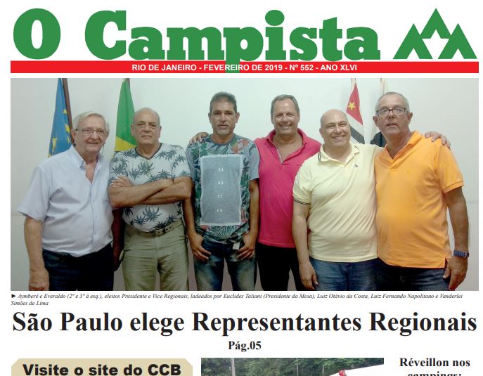 Edição de 01/2019 do Jornal “O Campista” do CCB- MaCamp