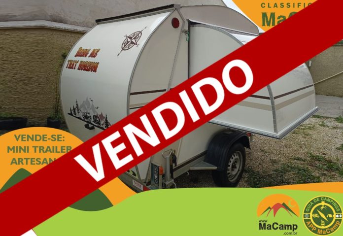 VENDIDO Mini Trailer Artesanal 2020
