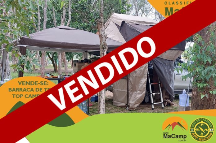 VENDIDA Barraca de Teto Top Camp Campings World 1,40m