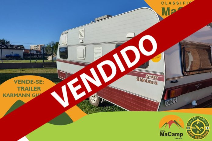 VENDIDO Trailer Karmann Ghia 540 Aldebarã - 1989