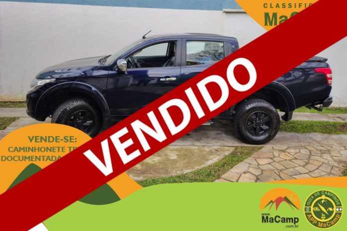 VENDIDo Caminhonete Triton 2017 Documentada pra Camper