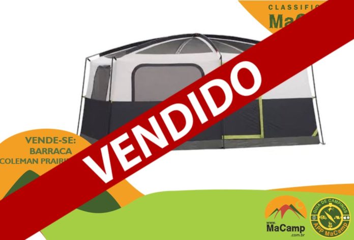 VENDIDO Barraca Coleman Prairie Breeze 9 Pessoas