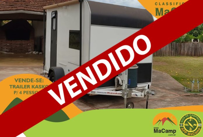 VENDIDO Trailer Kasko para 4 pessoas