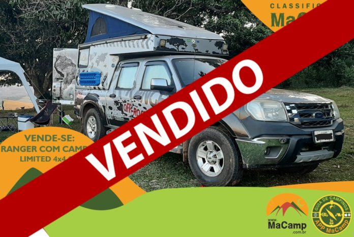 VENDIDO Ford Ranger Limited 4x4 com CAMPER - 2011