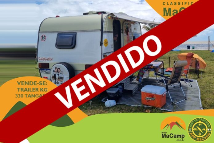 VENDIDO Trailer Karmann Guia KC-330 Tangará – Ano 1986