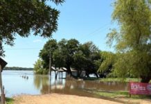Camping Praia Rainha do Sol em Manoel Viana-RS Continua Fechado Pelo Alto Nível das Águas do Rio Ibicuí
