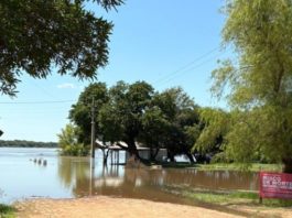 Camping Praia Rainha do Sol em Manoel Viana-RS Continua Fechado Pelo Alto Nível das Águas do Rio Ibicuí