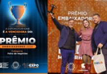 EXPO MOTORHOME Ganha Prêmio Embaixadores 2026 na Categoria Feira de Negócios