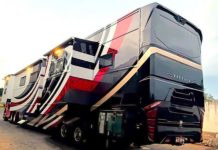 Vettura Apresenta “Mansão Sobre Rodas” Exclusiva no Brasil com Seis Slides e Estrutura de Carreta