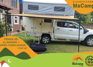 VENDE-SE: Conjunto RANGER 2014 + CAMPER Turiscamper FLATBED/POP UP 2,2m