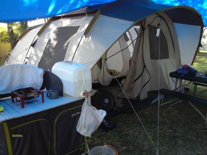 Chega o Primeiro Relato de Acampada: Gi Menega